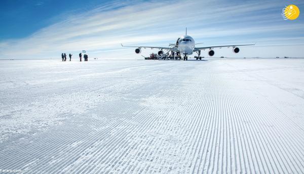 فرود نخستین ایرباس در قطب جنوب