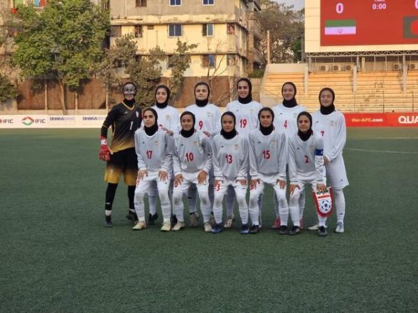 صعود دختران فوتبالیست ایران به مرحله نهایی قهرمانی آسیا